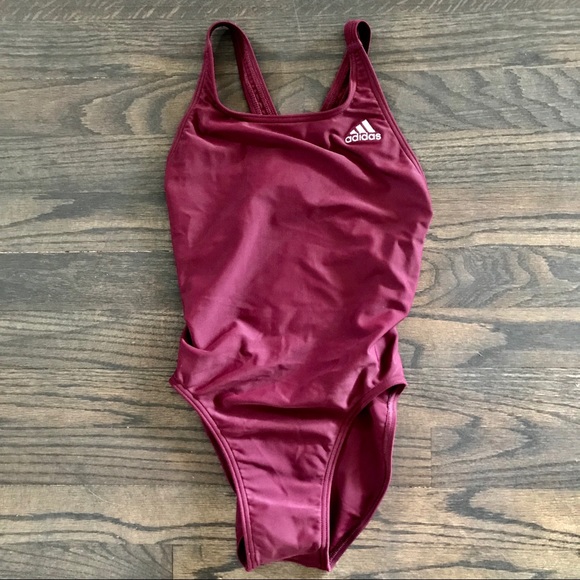 adidas bodysuit burgundy
